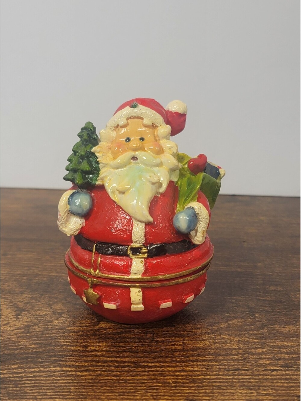 Vintage "Nesting" Santa Claus Christmas Ornament Collapsible Decoration Unique
